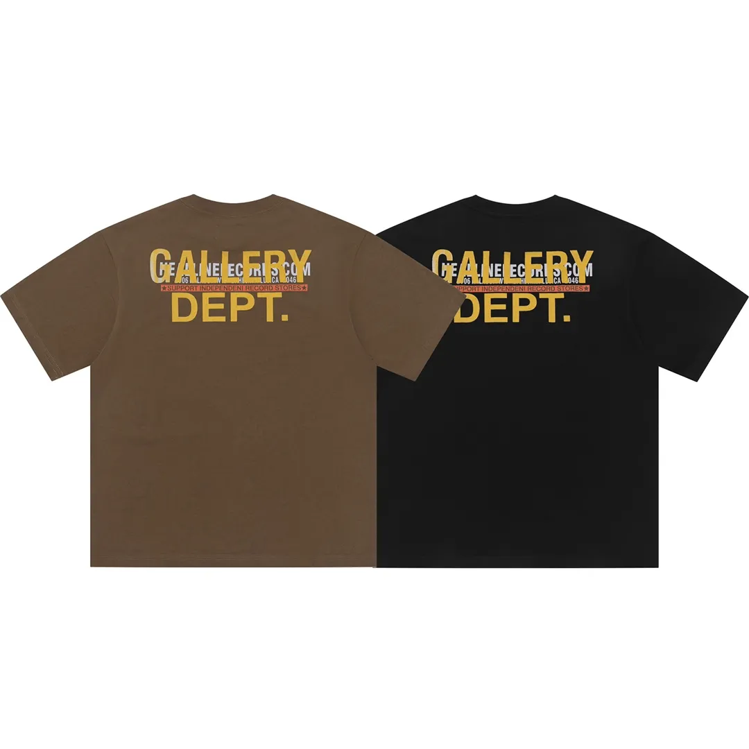 Model D135 Gallery dept American trendy brand digital direct-injection high-definition printed high-street short-sleeved T-shirt. The printing is breathable, soft and non-sticky. After shrinking and shaping, it is soft, comfortable and breathable, does not pill, does not fade and does not change shape, S-XL, p106